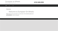 Desktop Screenshot of dumpsteronwheels.com