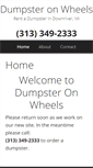 Mobile Screenshot of dumpsteronwheels.com